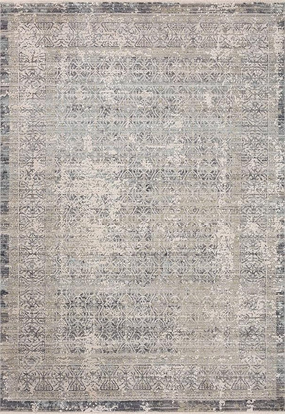 Loloi Amber Lewis Alie Collection ALE-04 Sky/Stone 11'-6'' x 15'-7'', .13'' Pile Height, Area Rug
