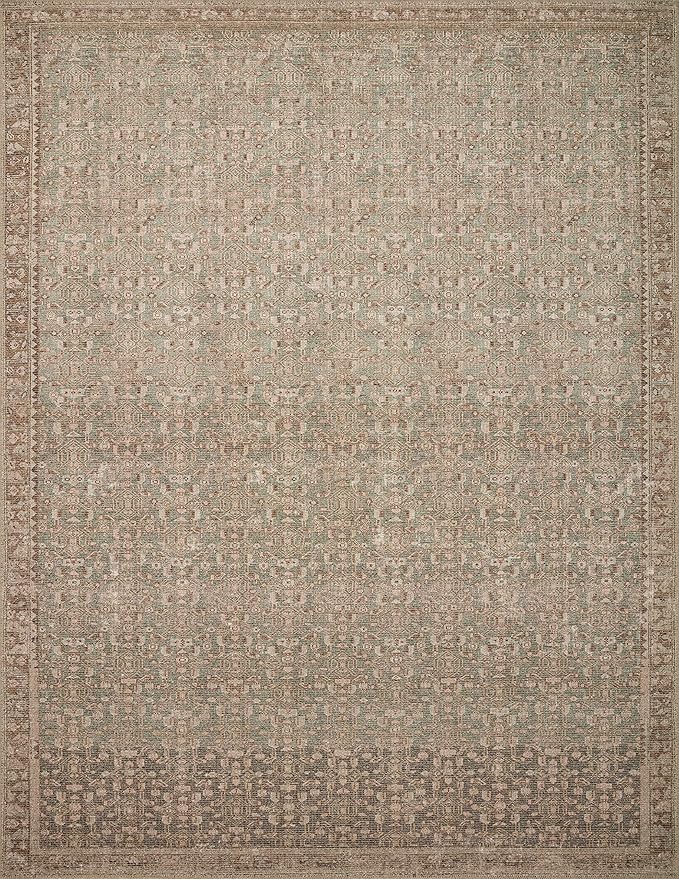 Loloi Angela Rose Aubrey Collection AUB-04 Sage/Bark 2'-0" x 5'-0", .19" Pile Height, Accent Rug