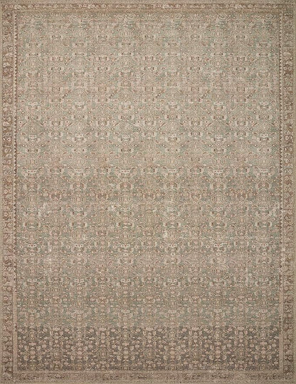Loloi Angela Rose Aubrey Collection AUB-04 Sage/Bark 5'-0" x 7'-0", .19" Pile Height, Area Rug