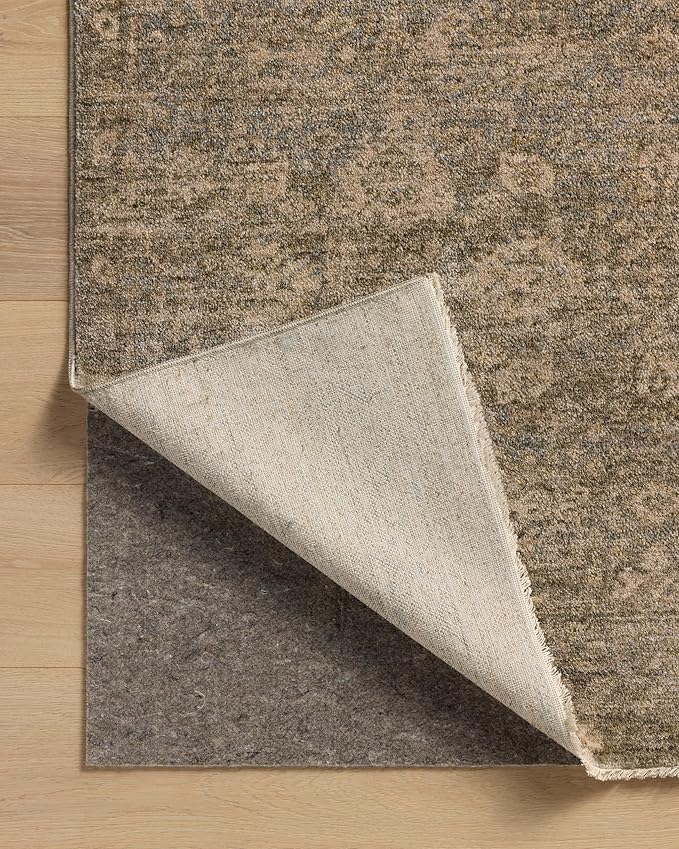 Loloi Magnolia Home by Joanna Gaines Junie Collection JUE-06 Lagoon/Natural 2'-0" x 3'-0", .38" Pile Height, Accent Rug