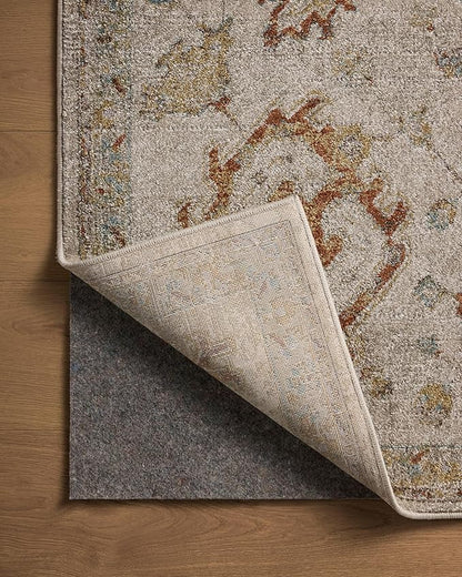 Loloi Magnolia Home by Joanna Gaines Mona Collection MOA-02 Oatmeal/Multi 8'-10" x 12' Area Rug