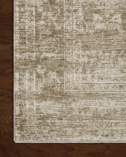 Loloi Amber Lewis Honora Collection HON-01 Khaki/Beige 6'-7" x 9'-2" Area Rug