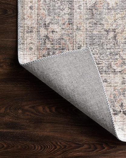 Loloi II Skye Collection SKY-01 Grey/Apricot 3'-6" x 5'-6" Accent Rug