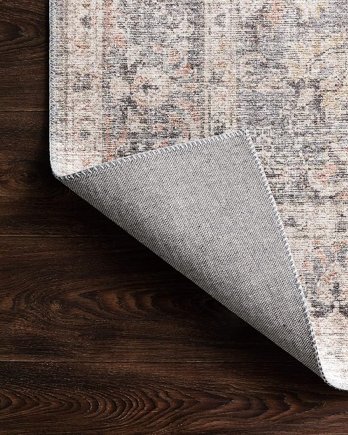 Loloi Skye Collection SKY-01 Grey/Apricot 2'-0" x 5'-0" Accent Rug