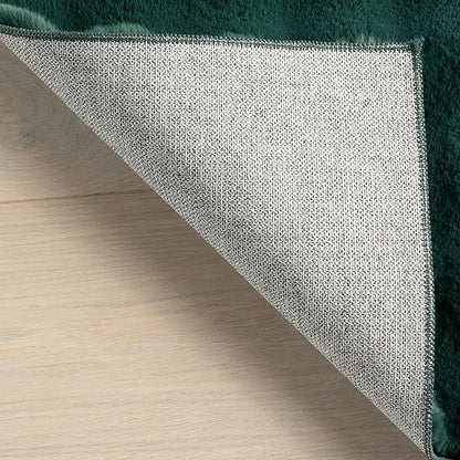 nuLOOM Jeni Checkered 7'6" x 9'6" Machine Washable Area Rug for Living Room Bedroom Dining Room Kitchen, Hunter Green