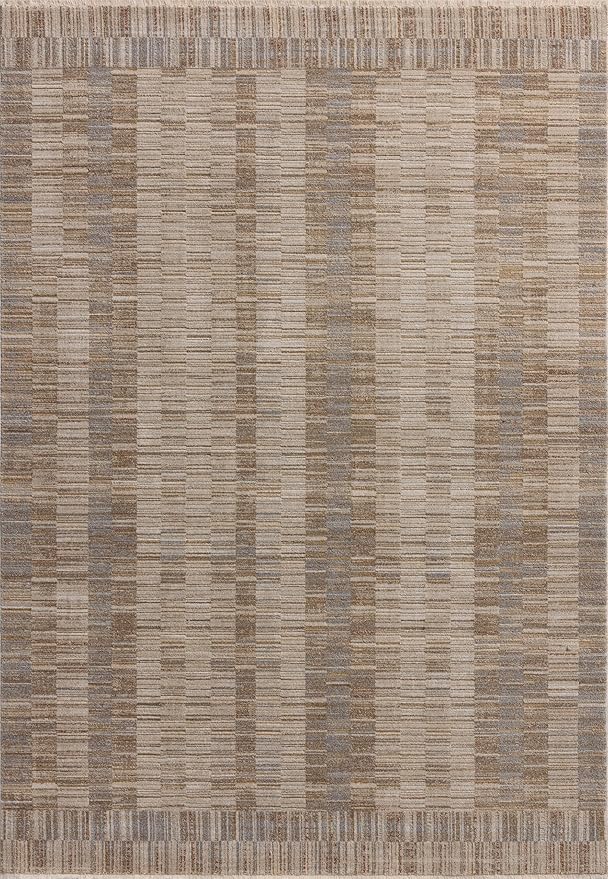 Loloi Amber Lewis Cali Collection CIL-05 Natural/Multi 2'-3" x 3'-11", .25" Pile Height, Accent Rug