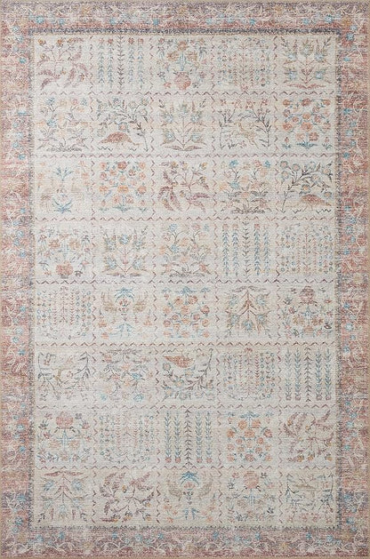 Loloi Rifle Paper Co. Maison Collection MAO-08 Cream 8'-4" x 11'-6", .19" Pile Height, Area Rug