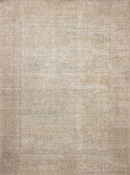 Loloi Amber Lewis Cambria Collection CBR-06 Multi/Natural 2'-6" x 12'-0" Runner Rug Jute, Neutral, Vintage Style, Antique Tone, Living, Bedroom, Dining, Carpet