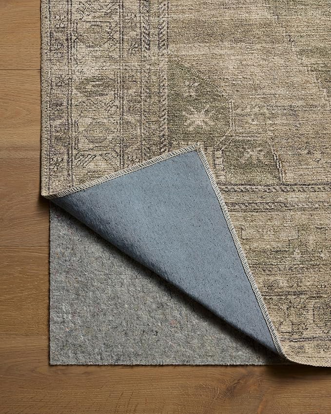 Loloi Amber Lewis Cambria Collection CBR-03 Sand/Olive 10'-0" x 14'-0" Area Rug Jute, Neutral, Vintage Style, Antique Tone, Living, Bedroom, Dining, Carpet