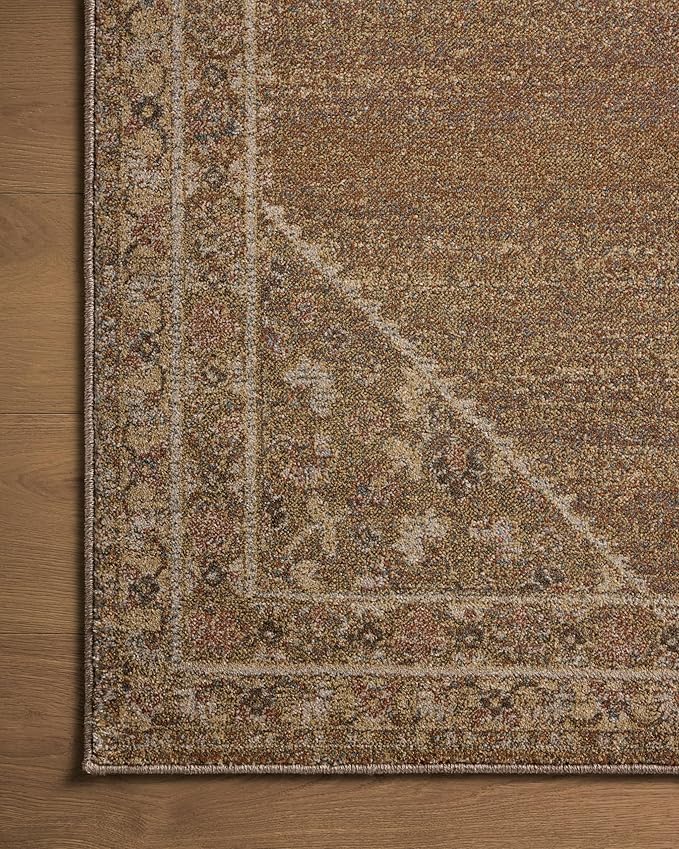 Loloi Magnolia Home by Joanna Gaines Mona Collection MOA-04 Sunset/Natural 7'-6" x 10' Area Rug