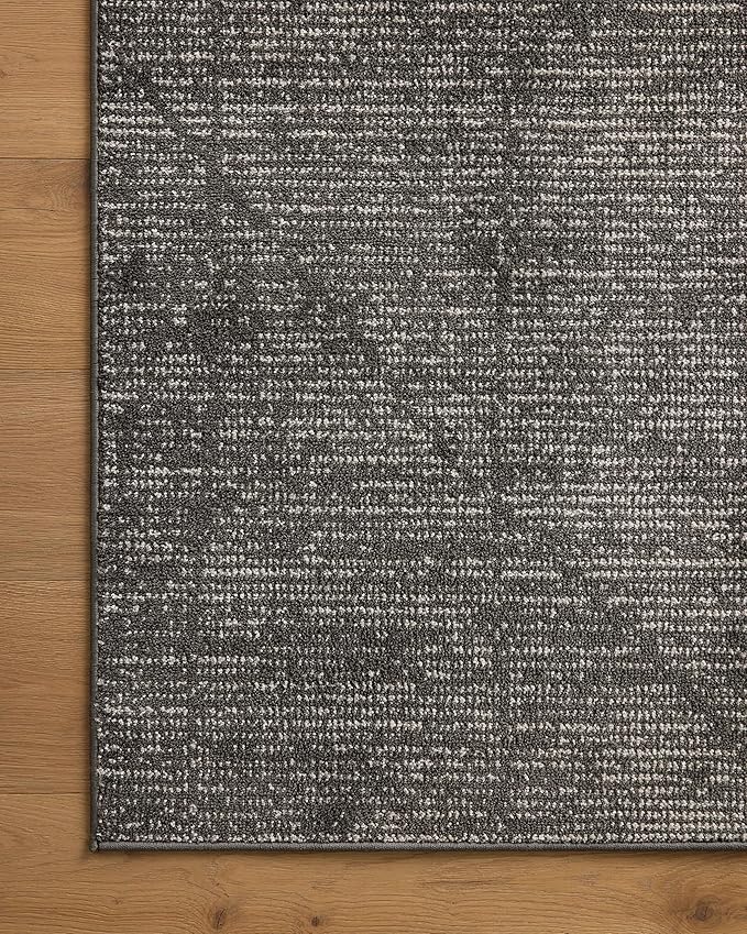 Loloi Kamala Collection KAM-06 Charcoal/Ivory 2'-7" x 8'-0" Runner Rug