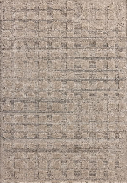 Loloi Amber Lewis Monty Collection MOT-06 Pebble/Beige 9'-2" x 13', .50" Pile Height, Area Rug
