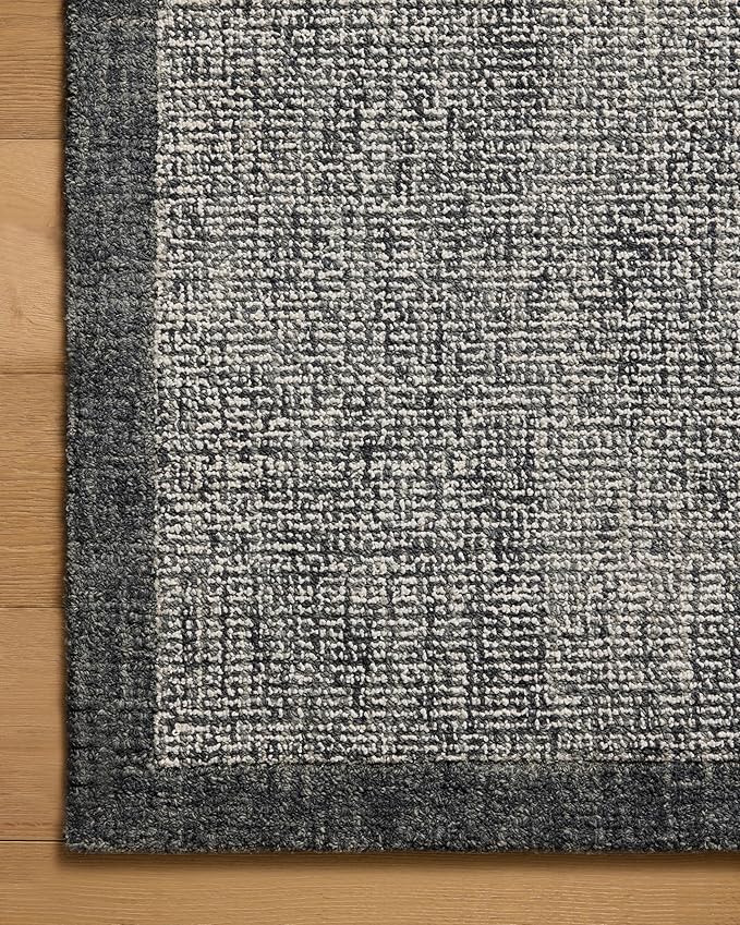 Loloi Magnolia Home by Joanna Gaines Henley Collection Ivory/Charcoal 9'-3" x 13' Area Rug
