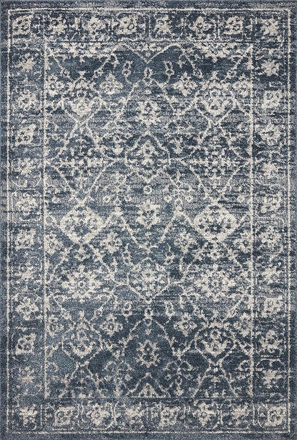 Loloi Magnolia Home by Joanna Gaines Gigi Collection GIG-02 Navy/Stone 2'-7" x 4' Accent Rug