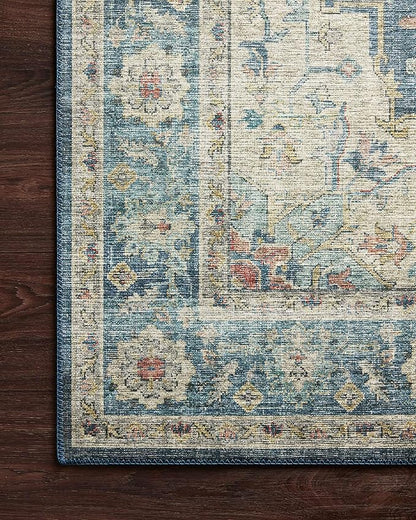 Loloi Skye Collection SKY-12 Ocean/Multi 2'-6" x 10'-0" Runner Rug