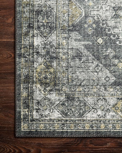 Loloi II Skye Collection SKY-09 Graphite/Silver 2'-6" x 7'-6" Runner Rug