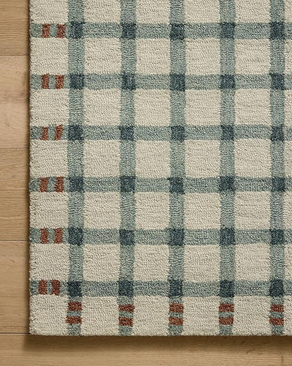 Loloi Magnolia Home by Joanna Gaines Waylon Collection WAY-02 Spa/Brick 2'-3" x 3'-9" Accent Rug