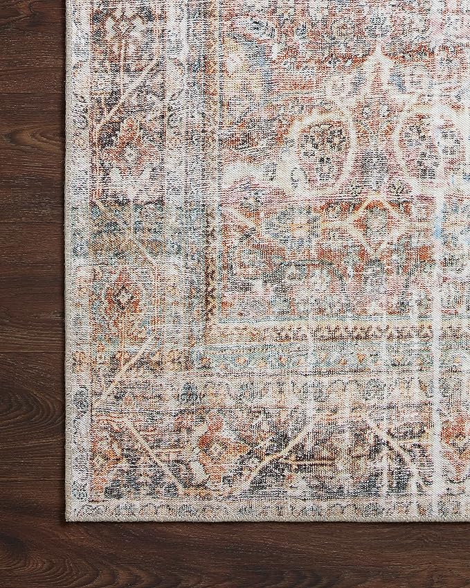 Loloi Adrian Collection ADR-05 Sunset/Charcoal 2'-6" x 7'-6", .19" Thick Runner Rug