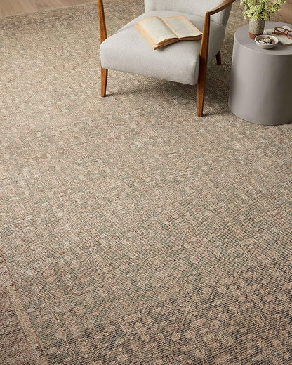 Loloi Angela Rose Aubrey Collection AUB-04 Sage/Bark 2'-6" x 12'-0", .19" Pile Height, Runner Rug