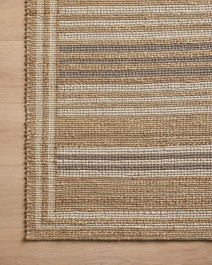 Loloi Chris Loves Julia Judy Collection JUD-03 Natural/Dove 7'-9" x 9'-9" Area Rug