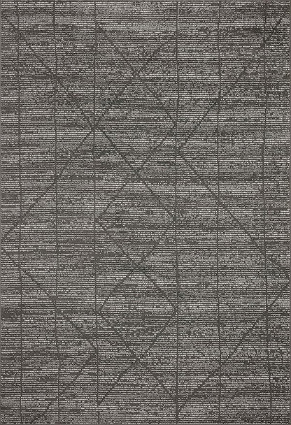 Loloi Kamala Collection KAM-06 Charcoal/Ivory 11'-2" x 15'-7" Area Rug
