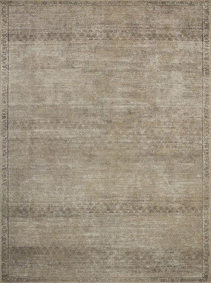 Loloi Amber Lewis Cambria Collection CBR-01 Ash/Bark 8'-6" x 11'-6" Area Rug Jute, Neutral, Vintage Style, Antique Tone, Living, Bedroom, Dining, Carpet