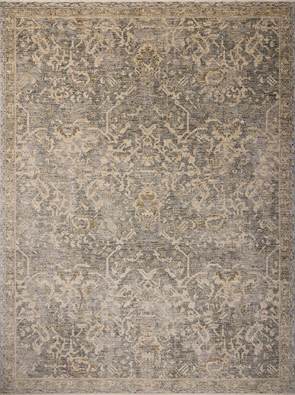 Loloi Magnolia Home by Joanna Gaines Junie Collection JUE-01 Blue/Natural 2'-7" x 10'-0", .38 Pile Height, Runner Rug