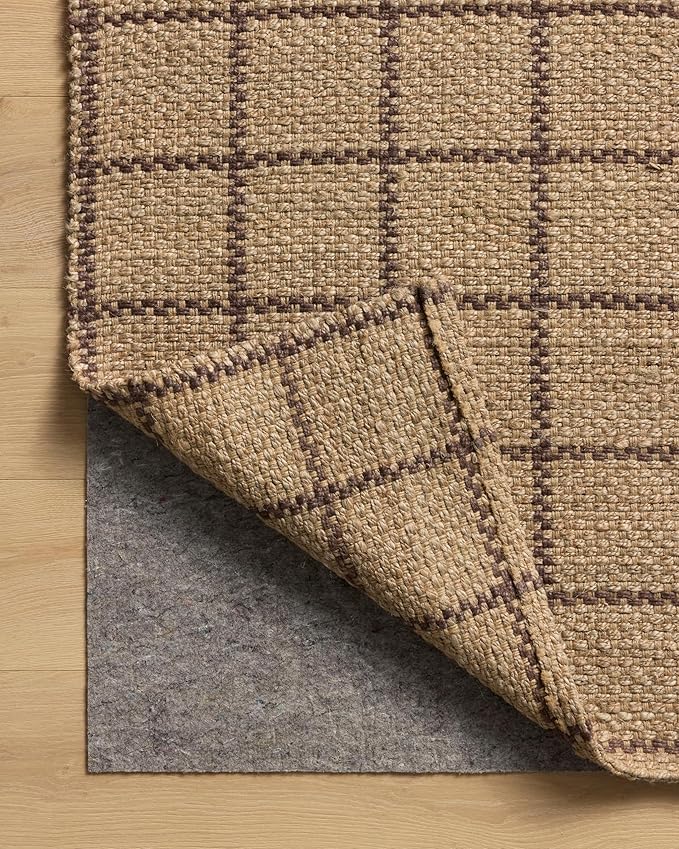 Loloi Chris Loves Julia Fletcher Collection FLE-01 Natural/Brown 8'-6" x 11'-6", .37" Pile Height, Area Rug