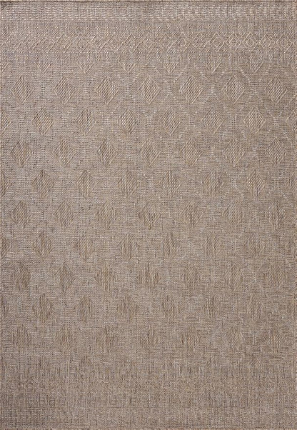 Loloi Amber Lewis Topanga Collection TOP-06 Natural/Mist 6'-7" x 9'-4" Indoor/Outdoor Area Rug