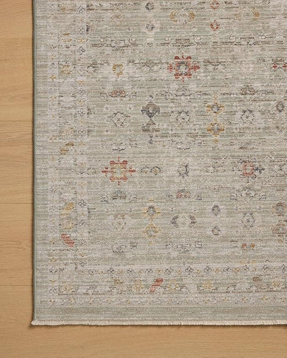 Loloi Chris Loves Julia Ida Collection IDA-04 Spa/Multi 3'-6" x 5'-6", .19" Pile Height, Accent Rug
