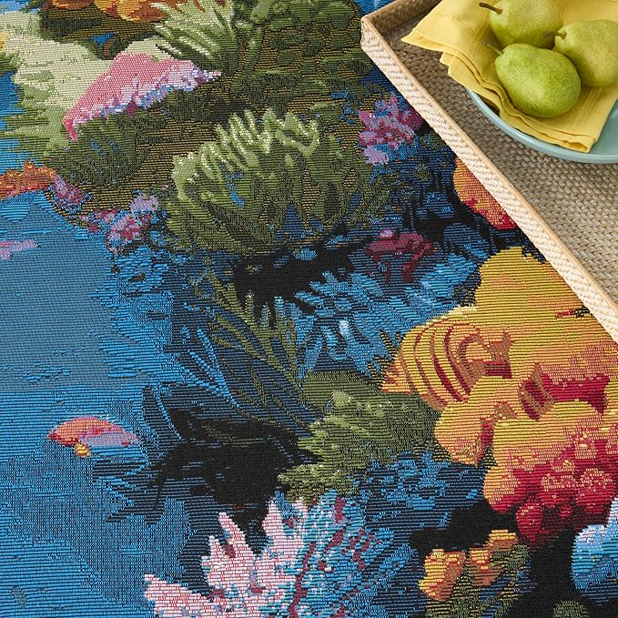 Nourison Home Color Splash Multicolor 4' x 6' Area Rug - Easy Clean, Non Shedding, Bed Room, Living Room, Dining Room, Kitchen (4' x 6')
