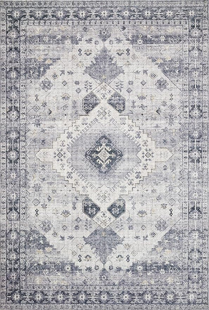 Loloi Skye Collection SKY-02 Silver/Grey 2'-0" x 5'-0" Accent Rug
