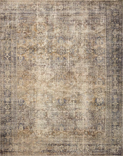 Loloi Amber Lewis Morgan Collection MOG-01 Sunset/Ink 2'-3" x 9'-6" 38" Thick Runner Rug feat. CloudPile, Neutral, Room Décor, Vintage Inspired, Livingroom, Bedroom, Dining Area