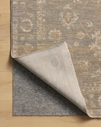 Loloi Chris Loves Julia Louisa Collection LOI-04 Lagoon/Ivory 2'-7" x 12'-0", .38" Pile Height, Runner Rug