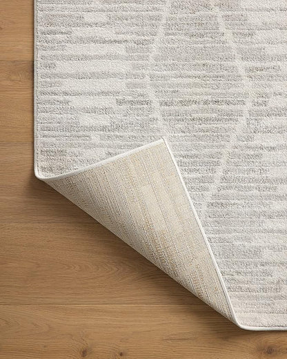 Loloi Kamala Collection KAM-02 Ivory/Silver 11'-2" x 15'-7" Area Rug