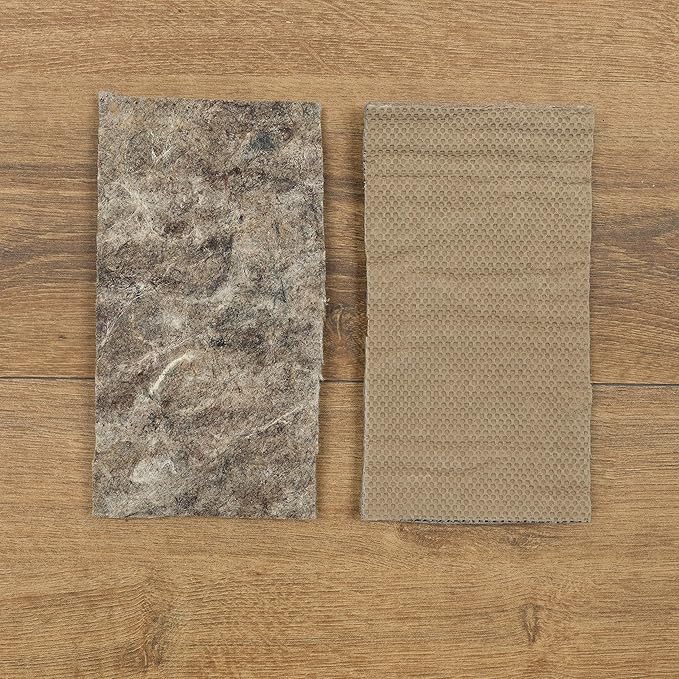 Mohawk Home 2' 2" x 10' Non Slip Grip Rug Pad 1/2" Thick Dual Surface Felt Cushion + Rubber Gripper - Safe for All Floors