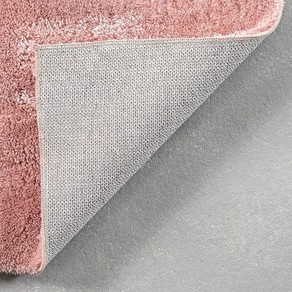 nuLOOM 6' x 9' Cozy Plush Area Rug, Machine Washable, Non-Slip, Soft Fluffy Shag Carpet for Living Room Bedroom Kids Room Nursery Home Decor, Loni Pink