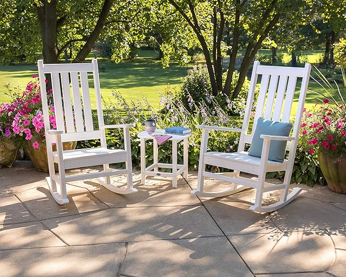 POLYWOOD Vineyard 3-Piece Rocking Set (Green)