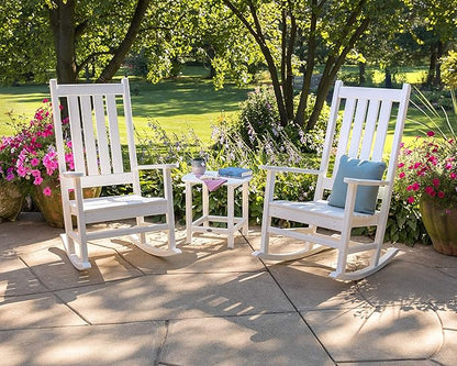POLYWOOD Vineyard 3-Piece Rocking Set (Green)