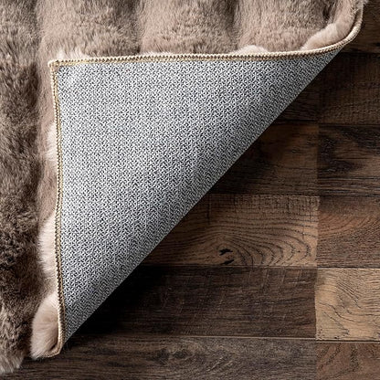 nuLOOM Jeni Checkered 2'6" x 6' Machine Washable Runner Rug for Living Room Bedroom Dining Room Entryway Hallway Kitchen, Taupe