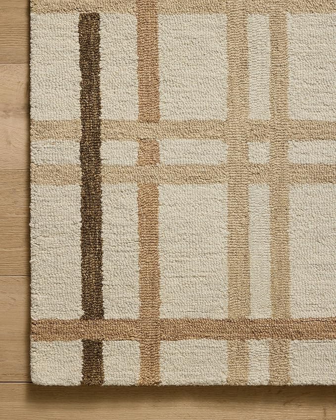 Loloi Magnolia Home by Joanna Gaines Waylon Collection WAY-01 Natural/Bark 2'-6" x 9'-9" Runner Rug
