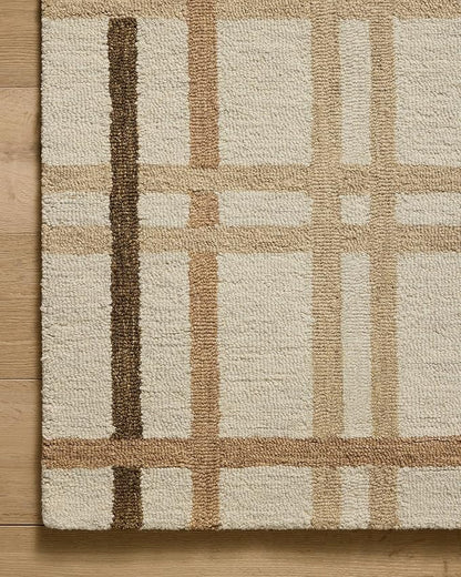 Loloi Magnolia Home by Joanna Gaines Waylon Collection WAY-01 Natural/Bark 7'-9" x 9'-9" Area Rug