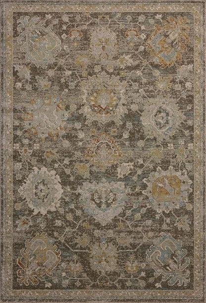 Loloi Magnolia Home by Joanna Gaines Mona Collection MOA-02 BARK/Multi 2'-6" x 10'-0" Runner Rug