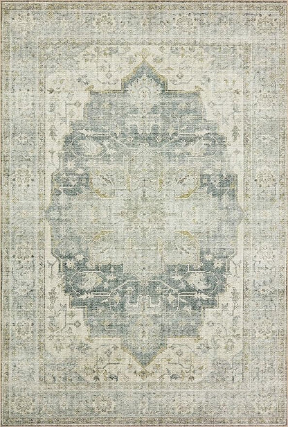 Loloi Skye Collection SKY-12 Charcoal/Dove 9'-0" x 12'-0" Area Rug