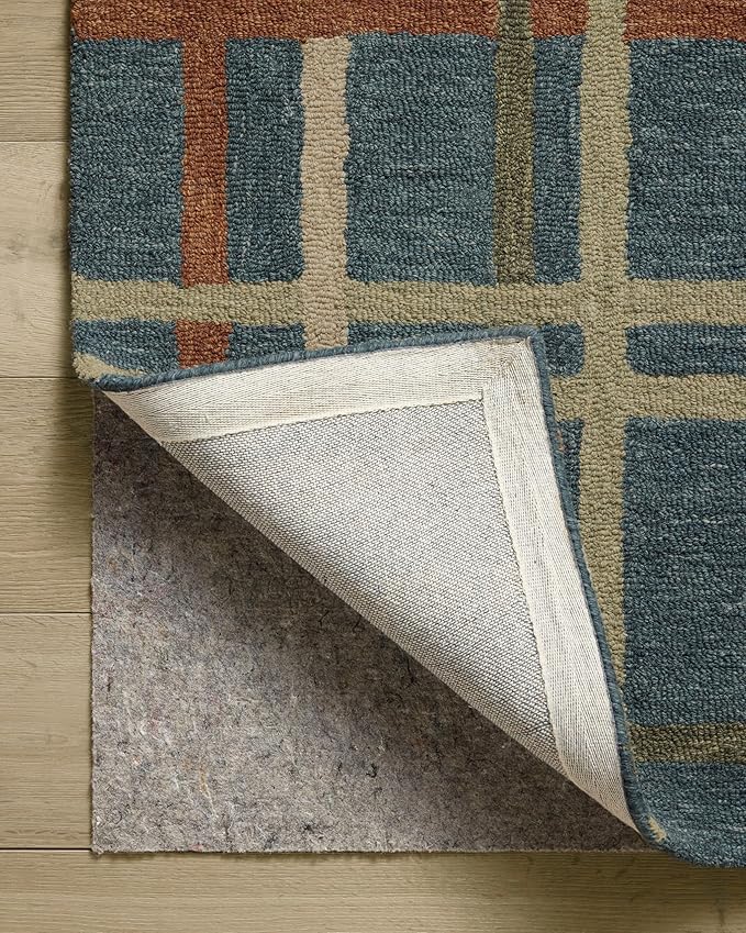 Loloi Magnolia Home by Joanna Gaines Waylon Collection WAY-01 Denim/Multi 11'-6" x 15' Area Rug