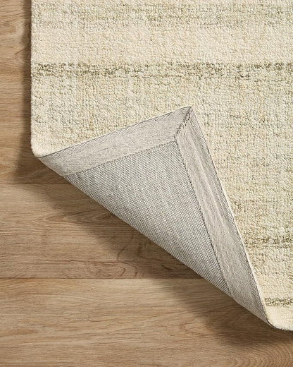 Loloi Chris Loves Julia Chris Collection CHR-02 Natural/Sage 2'-0'' x 5'-0'', .50" Pile Height, Accent Rug