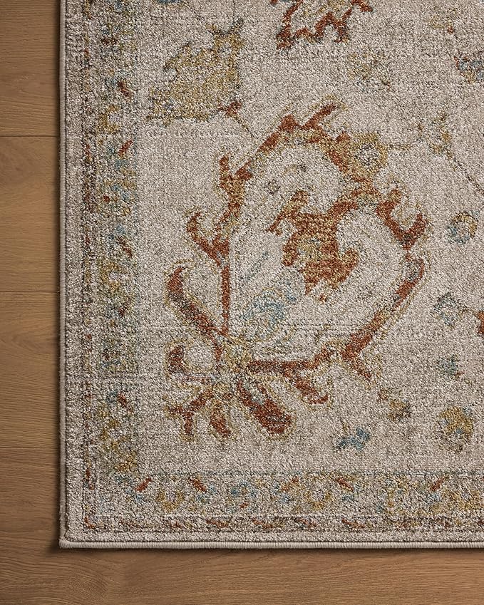 Loloi Magnolia Home by Joanna Gaines Mona Collection MOA-02 Oatmeal/Multi 7'-6" x 10' Area Rug