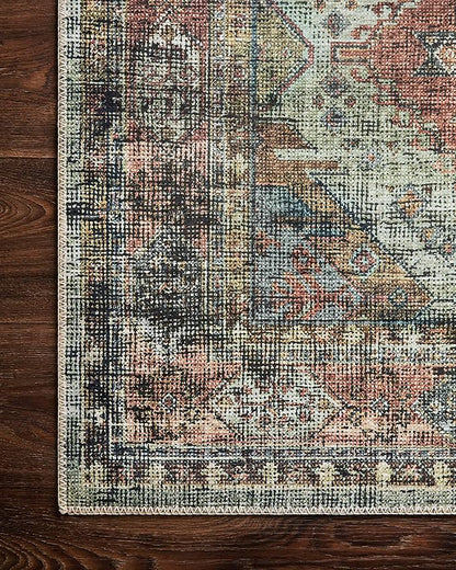 Loloi II Skye Collection SKY-06 Apricot/Mist 7'-6" x 9'-6" Area Rug