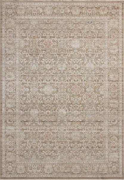 Loloi Chris Loves Julia Ida Collection IDA-03 Bark/Multi 7'-10" x 10', .19" Pile Height, Area Rug