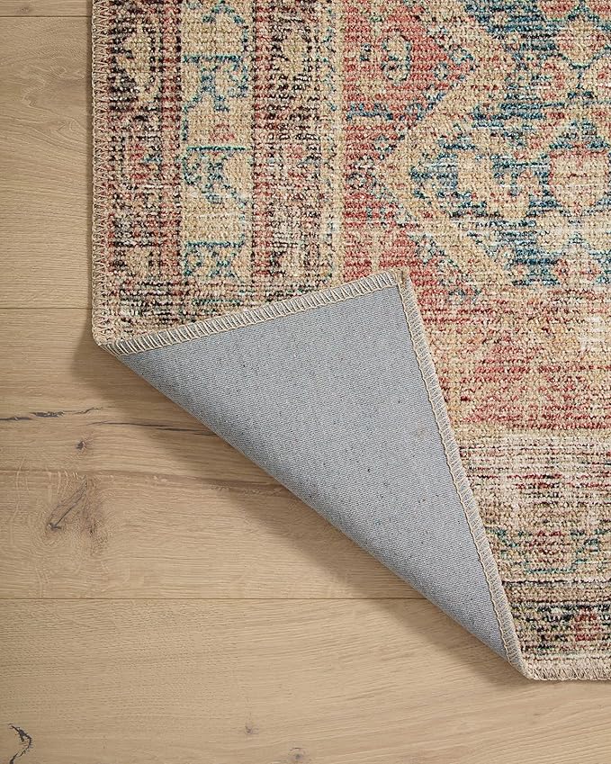 Loloi Angela Rose Aubrey Collection AUB-03 Ocean/Spice 2'-3" x 3'-9", .19" Pile Height, Accent Rug